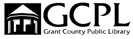 Homepage of Grant County Public Library